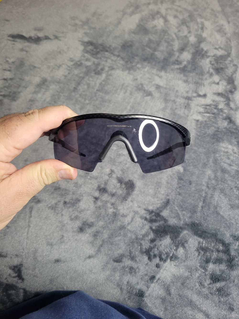 Mid 90's Oakley M Frame Gen 1 Carbon Fiber Sport Sunglasses - Smoke Lenses